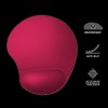 Mousepad Trust BigFoot, Mic, Textil, Gel, Wrist Rest, Rosu