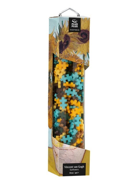 Set constructie Plus-Plus, tub creare tablou, Inspirat de Van Gogh