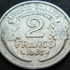 Moneda istorica 2 FRANCI - FRANTA, anul 1946 * cod 1459