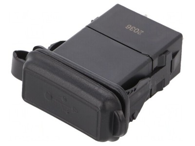 Alimentator USB Dublu 12-24V 5V/2.4A foto