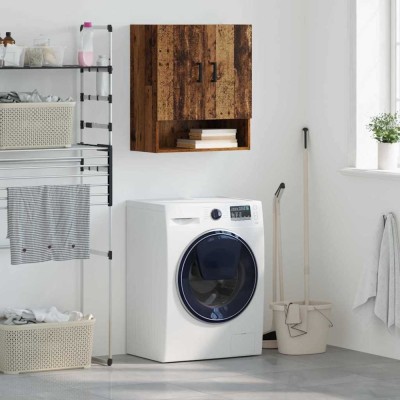 vidaXL Dulap de perete Lemn vechi 60 x 31 x 70 cm Lemn compozit 879540 foto