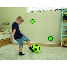 Set antrenament fotbal pentru interior si exterior din 3 piese,4-7 ani