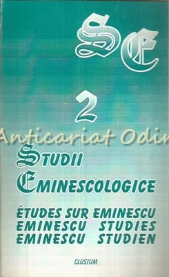 Studii Eminescologice II - Ioan Constantinescu - Dedicatie Si Autograf foto