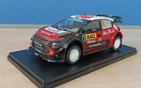 Macheta Citroen C3 WRC Loeb Rallye Catalunya 2018 - IXO/Hachette 1/24, 1:24