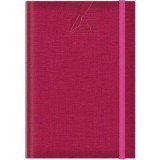 Agenda A5 nedatata Colere EJ-1503, 224 pagini, cu elastic, fucsia