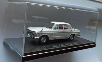 Macheta Nissan Prince Skyline 2000 GTB 1965 alb - Ebbro 1/43 foto