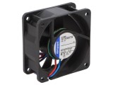 Ventilator axial DC 12V 60x60x25mm 43m3/h 38dBA