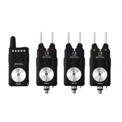 Set avertizori/senzori wireless Delphin BRITON, 3+1, culoare neagra foto