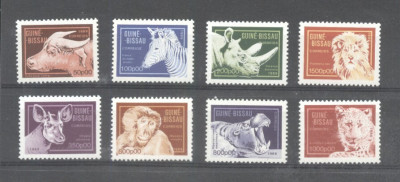 Guinea Bissau 1989 Animals Mi.1096-1103 MNH M.118 foto