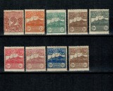 San Marino 1921/1923 - Uzuale, Monte Titiano, serie neuzata incompleta