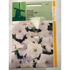 Seminte flori Petunia Nana Compacta Alb - Petunia Horti Tops 0,2 g.