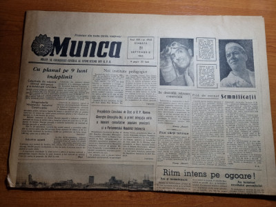 ziarul munca 28 septembrie 1963-regiunea maramures,podgoria dealu mare foto