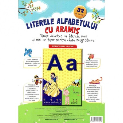 Literele alfabetului cu Aramis (32 de planse) foto