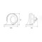 Claxon Electromagnetic, Tip Melc, 24V 3A Ton Jos 139030 60BK24.100.02K