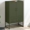 vidaXL Dulap &icirc;nalt, verde măsliniu, 68x39x111,5 cm, oțel 846612
