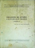 Radu Manolescu - Prelegeri de istorie universala contemporana, fascicola III