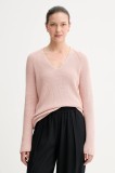 Marc O&#039;Polo pulover de bumbac culoarea roz, light, 508605960097