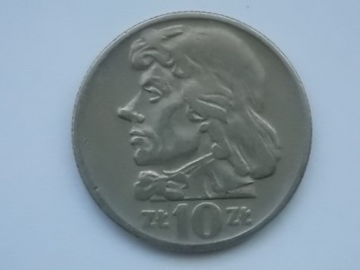 10 ZLOTY 1959 POLONIA foto