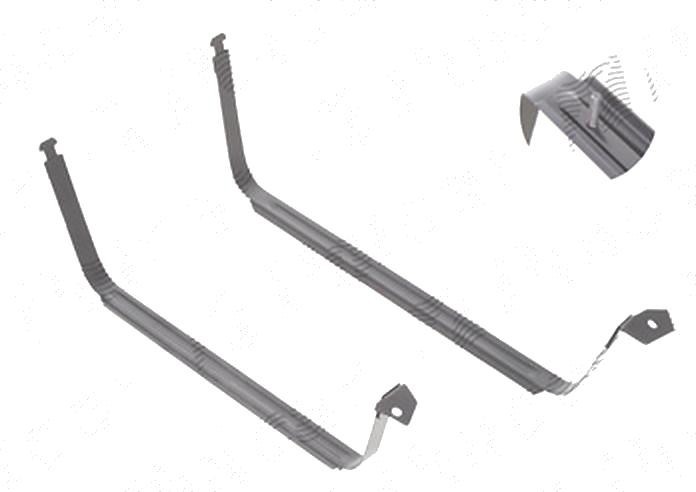 Set suport fixare Rezervor combustibil Ford Focus (Daw/Dbw/Dnw/Dfw), 09.1998-11.2004, Focus 2 (Da), 11.2004-12.2010, spate, metal