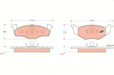TRW GDB1274 COTEC set placute frana,frana disc