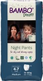 Scutece chilot pentru copii Dreamy Night Pants 4-7 ani pentru 15-35kg, 10 bucati, Bambo Nature