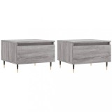 Cumpara ieftin Masute de cafea 2 buc. gri sonoma 50x46x35 cm lemn compozit