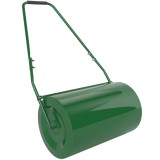 Rola de Gazon Outsunny 63L, cu Lamă Răzuitor, din Metal, 123x58x40 cm, Verde &Icirc;nchis | Aosom Romania