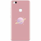 Husa silicon pentru Huawei P10 Lite, Saturn On Pink