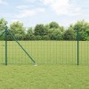 &Icirc;ngrădire cu st&acirc;lpi Verde 1.4 x 10 m Oțel