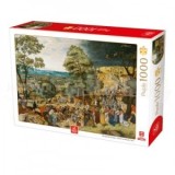 Puzzle 1000 piese Pieter Breughel the Younger - Christ Carrying the Cross