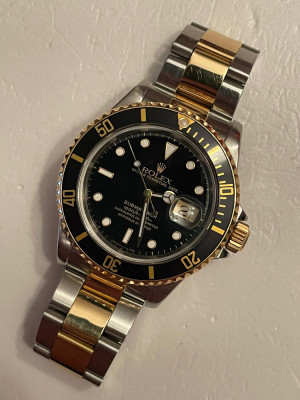 CEAS ROLEX SUBMARINER Date - Aur/Otel - Ref. 16613 - Cal. 3135 - 40mm - An 1990 foto