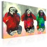 Cumpara ieftin Tablou - Three Wise Monkeys 120x80 cm