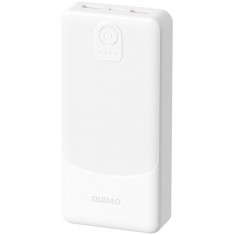 Baterie Externa Dudao K10, 10000mAh, 12W, 2 x USB-A, Alba