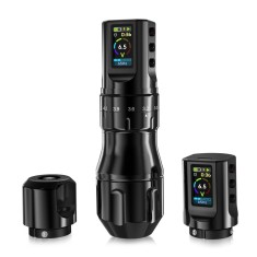 Aparat de Tatuat INKONE - Stroke Reglabil &amp;amp; Wireless Prick Black