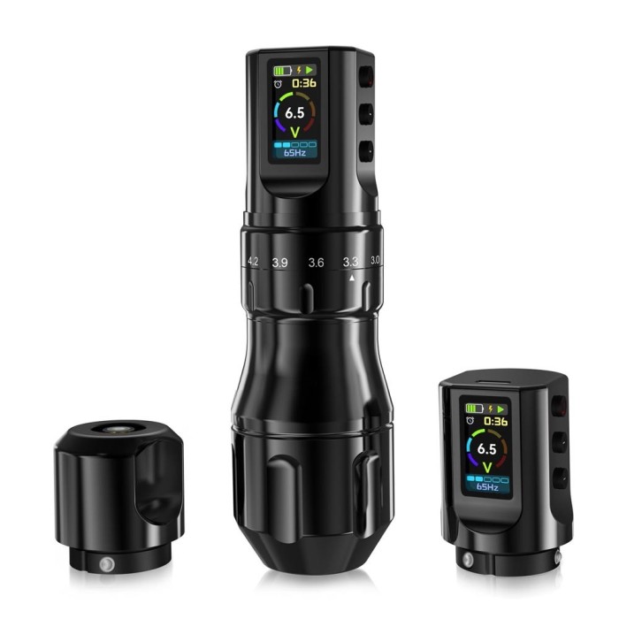 Aparat de Tatuat INKONE Prick/Armor &ndash; Stroke Reglabil &amp; Wireless - Prick Black