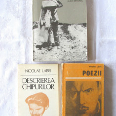 Nicolae Labis "ALBUM MEMORIAL * POEZII * DESCRIEREA CHIPURILOR", 3 volume, 1989