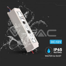 Sursa alimentare banda LED 12V 8A 100W IP67 V-TAC