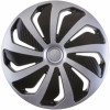 Set capace roti auto Cridem Wind 4buc - Argintiu/Negru - 16&#039;&#039; CRI1666SB