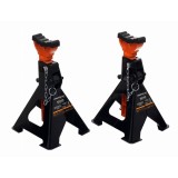 Set 2 capre auto pentru sustinere, capacitate 3 tone, interval de reglare 303 &ndash; 438 mm, Kraft