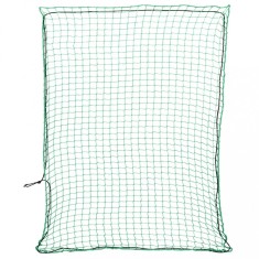 vidaXL Plasă de remorcă cu funie elastică, verde, 3,5x3 m, PP
