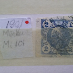 1901- Austria-Merkur-Mi 101-stampilat