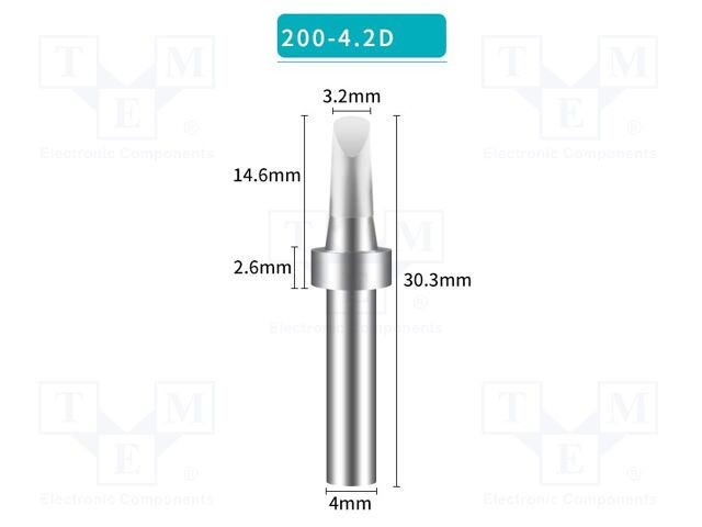 V&acirc;rf şurubelniţă 4,2mm pentru staţie de lipit SHENZHEN BAKON ELECTRONIC