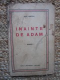 INAINTE DE ADAM-JACK LONDON