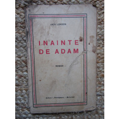 INAINTE DE ADAM-JACK LONDON