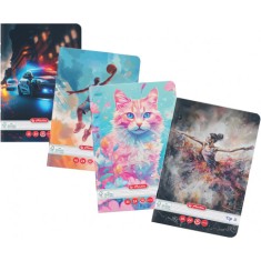 Caiet A5, 24 File, 80g , Hartie FSC de Calitate, Tip II