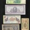 Set 5 bancnote de prin lume adunate (cele din imagini) #373