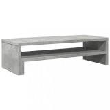 Cumpara ieftin Suport de monitor, gri beton, 54x22x15 cm, lemn prelucrat