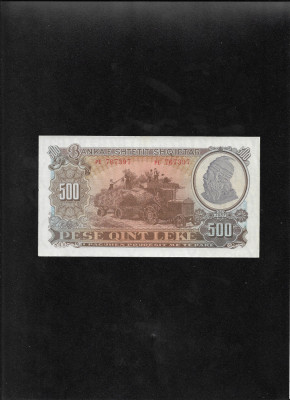 Albania 500 leke 1957 seria767397 unc foto