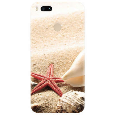 Husa silicon pentru Xiaomi Mi A1, Beach Shells And Starfish foto