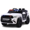Masinuta electrica de politie, Kinderauto POLICE 911 120W 12V 7Ah premium, alba